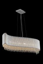 Elegant V2090D44C/RC - Influx 8 light Chrome Pendant Clear Royal Cut Crystal